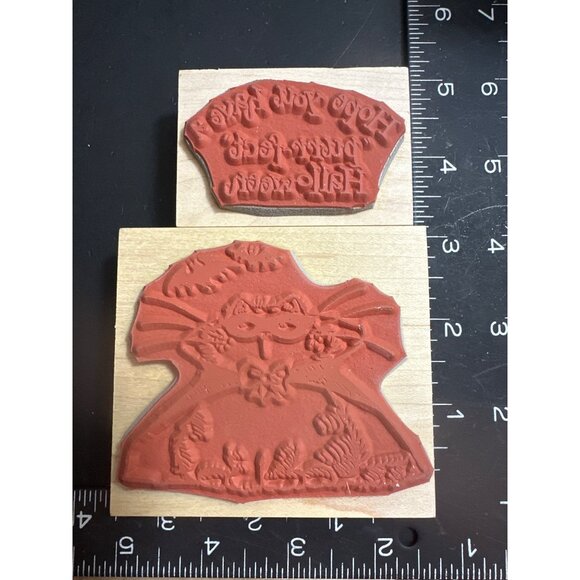 Penny Black Cat Purr-Fect Halloween Rubber Stamp Bundle Margaret Sherry 1904E - Picture 3 of 4